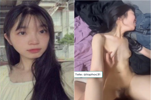 Dập mạnh khiến em nhăn nhó sướng không chịu nổi