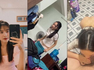 Em sinh viên bướm hồng anh hành hạ em từ phòng tắm ra đến giường